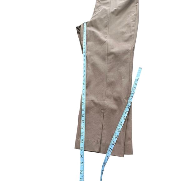 NWT Old Navy Plus Brown Career Work High Rise Split Hem Pixie Pants Size 20 - Picture 13 of 14